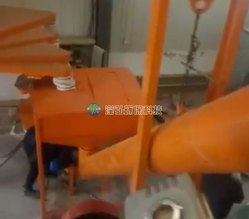 甘肅某科學(xué)研究（荒漠沙）輸送項(xiàng)目現(xiàn)場（管式螺旋）